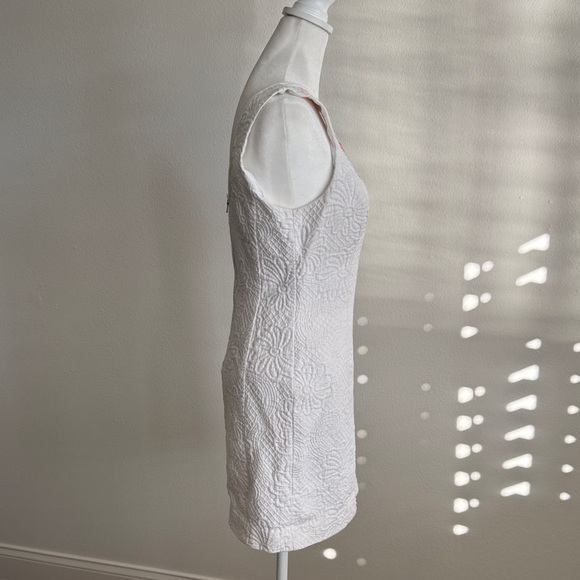 Lilly Pulitzer White Dress with Pink Embroidery - Picture 4 of 14